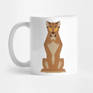 Minimalist Smilodon Mug